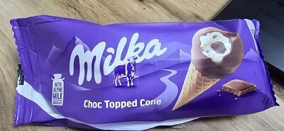 SLADOLED KORNET MILKA BALL TOP CONE 100ML