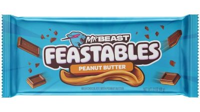 Mr. Beast, mlečna čokolada sa kikiriki puterom, 60g