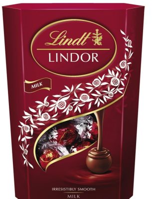 Bombonjera Lindor Milk Cornet 337 g