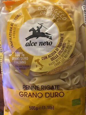 TESTENINA PENNE ORG 500G ALCE NERO