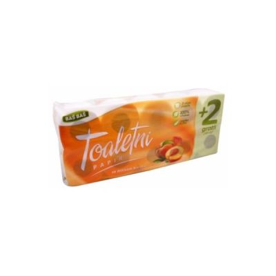 TOALETNI PAPIR 3SL BRESKVA BAŠ BAŠ 8+2 GRATIS