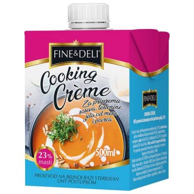 F&D Cooking krem 23%mm 0.5l Silbo
