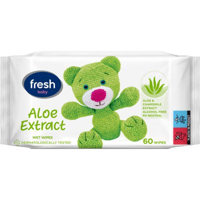 VLAŽNE MARAMICE BABY ALOE VERA FRESH 60/1