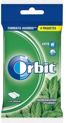 ŽV Guma Orbit Spearmint 4x14 g