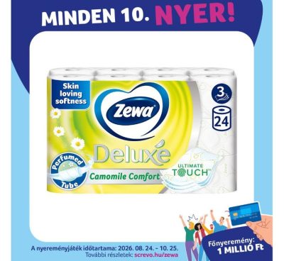 Toalet Papir Zewa Deluxe Camomile White 24/1 3Sl Hygiene Products