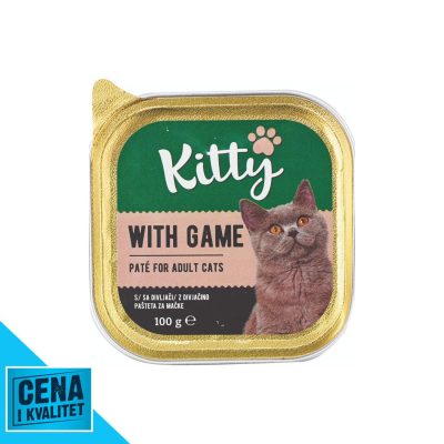 PAŠTETA ZA MAČKE DIVLJAČ 100G KITTY