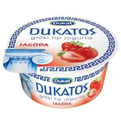 JOGURT GRČKI DUKATOS JAGODA 150G