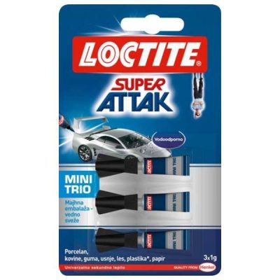 LOCTITE SUPER BOND MINI TRIO 3X1g