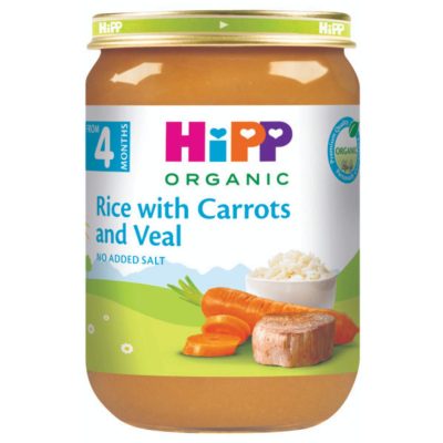 Kašica Šargarepa+pirinač+teletina Hipp 190 g
