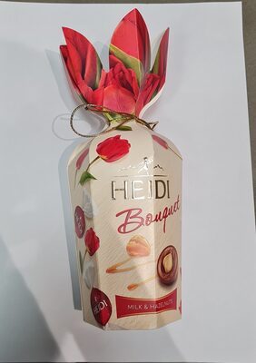 BOMBONJERA BOUQUET FLOWER HAZELUNTS 120G HEIDI