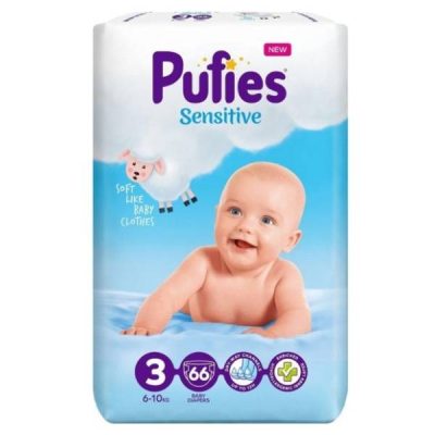 PELENE PUFIES SENSITIVE 3 MIDI 6-10KG 66/1