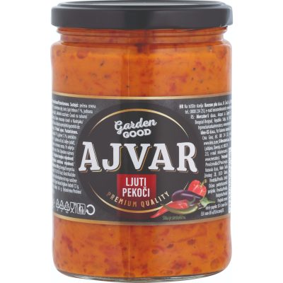 Ajvar Ljuti Premium 550 g Garden Goo