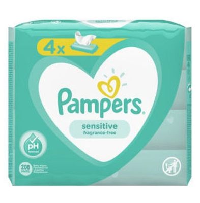 Pampers sensitive vlažne maramice 4x52/1