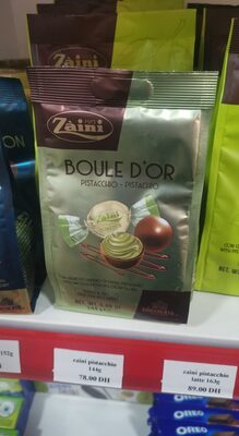 Praline Pistaci Zaini Boule D'Or 144 g