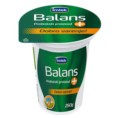 JOGURT BALANS+ FERM. PROI CASA 250GR IMLEK