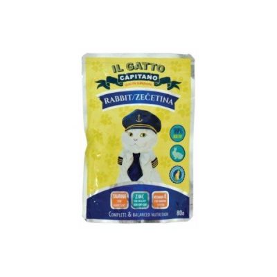 HRANA ZA MAČKE ZEČETINA CAPITANO 80G