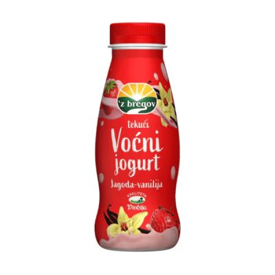 JOGURT VOCNI JAGODA-VANILA 330G FRESKA VINDIJA