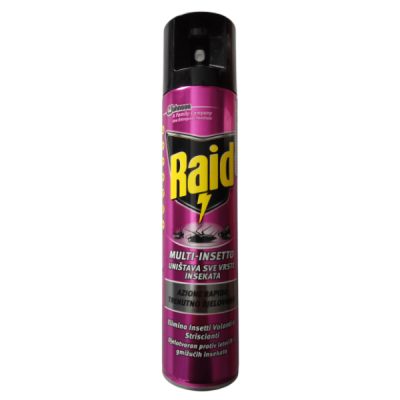 SPREJ RAID PROTIV SVIH VRSTA INSEKATA 300ML