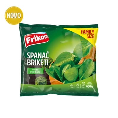 SMRZNUTO POVRĆE SPANAĆ BRIKET FRIKOM 650G