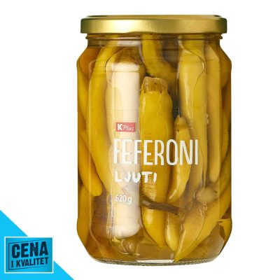 FEFERONI LJUTI 620G K PLUS
