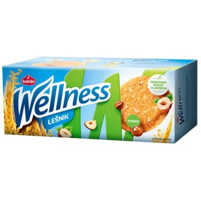 KEKS INTEGRALNI LEŠNIK WELLNESS 210G