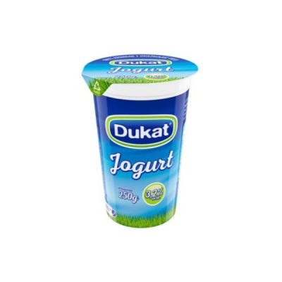 Jogurt Dukat 3,2% mm 250 g Čaša