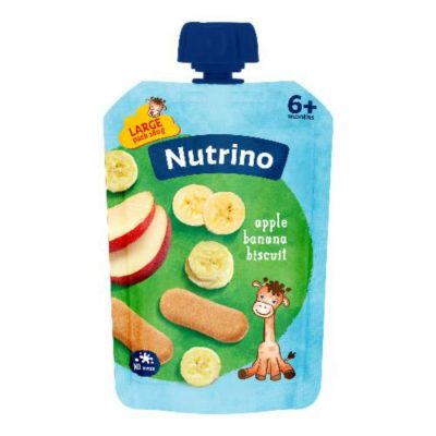 VOĆNI DEZERT JABUKA BANANA BISKVIT NUTRINO 180G