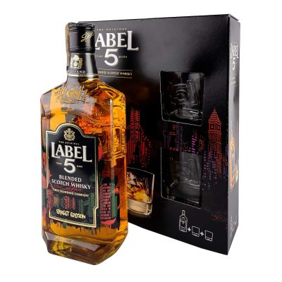 VISKI LABEL 0.7L + 2 ČAŠE
