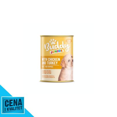PAŠTETA JUNIOR PIL ĆUR 400G BUDDY