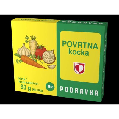 KOCKA POVRTNA RETRO 60G PODRAVKA