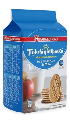 Keks sa Više Vrsta Žitarica i Mlekom 160 g Papadopoulos