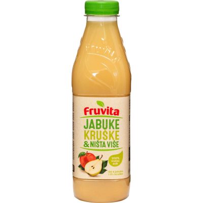 VOĆNI SOK FRUVITA JABUKE,KRUŠKE&NIŠTA VIŠE 0.8L