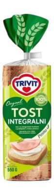 TOST INTEGRALNI TRIVIT 550G