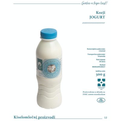 JOGURT KOZJI CARPE DIEM 3.5%MM 500G