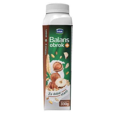 JOGURT OBROK BALANS LEŠNIK ŽITARICE 330G