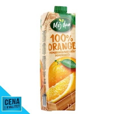 Sok Pomorandža 100% 1 l Moj Dan