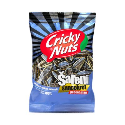 CRICKY NUTS SUNCOKRET 40GR SARENI SLANI**