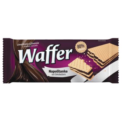 Napolitanke Waffer Čoko 170 g Moravka