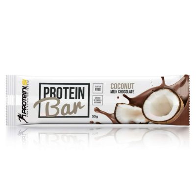 BAR PROTEIN COCONUT&MILK CHOCO PROTEINI.SI 55G
