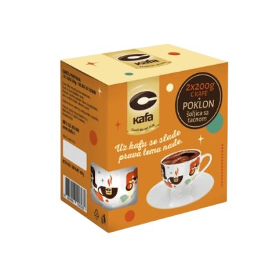 C KAFA 200g + SOLJA SA TACNOM