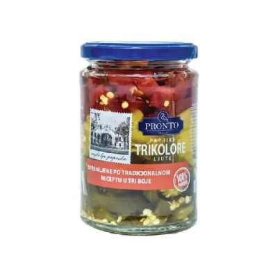 Paprike Ljute Tricolore 370 ml Pront