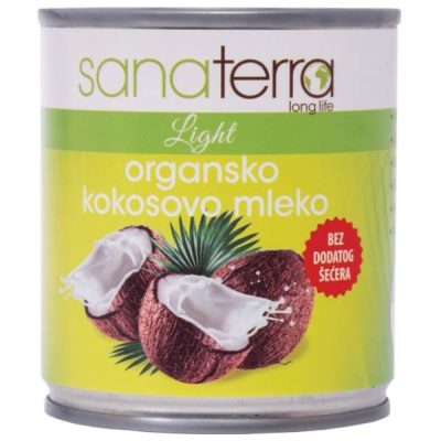 MLEKO ORGANSKO OD KOKOSA SANATERRA 200ML