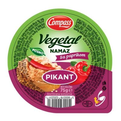 NAMAZ VEGETAL PIKANT COMPASS 75G