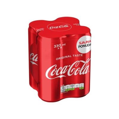 Sok Gazirani Coca Cola 3+ 3+1 Gratis 4x0,33 l