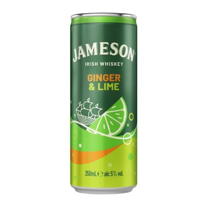KOKTEL GINGER LIME JAMESON 5% 0,25L LIMENKA