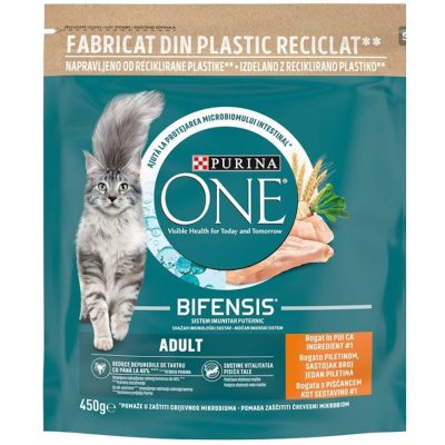 HRANA ZA MAČKE PILETINA ONE ADULT 450G