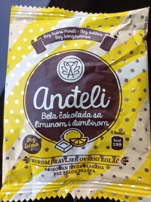 anđeli kolač bela čokol.limun đumbir 50g