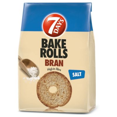BRUSKETI 7DAYS BAKE ROLLS BRAN SALT 150G