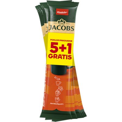 KAFA INSTANT 3U1 JACOBS 12.4G 5+1 GRATIS 62G