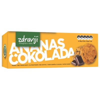 KEKS ANANAS ČOKOLADA 120G SWEET FA